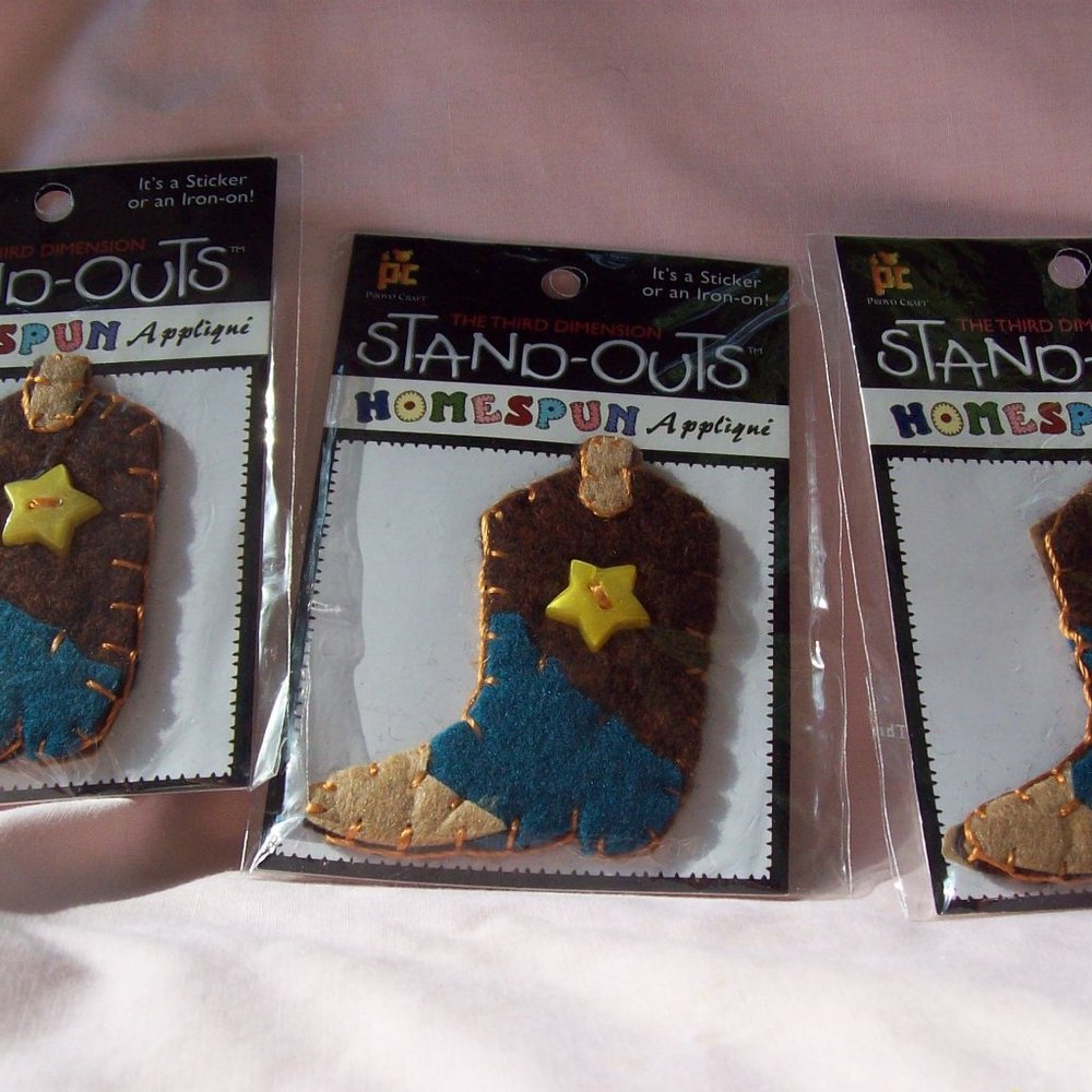 Boot Applique and Star Applique